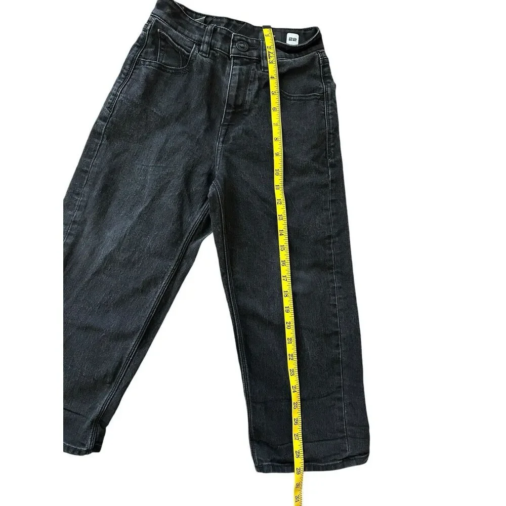 Volcom Men's Billow‎ Loose Fit Black Jeans Size 22 Denim
